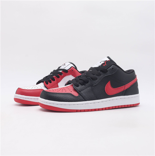 Women's Running Weapon Air Jordan 1 Black/White/Red Shoes 0318 Women's Running Weapon Air Jordan 1 Black/White/Red Shoes 0318